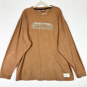 Marithe Francois Girbaud Vintage 90s Long Sleeve Spellout Tee Tshirt Size 2XL